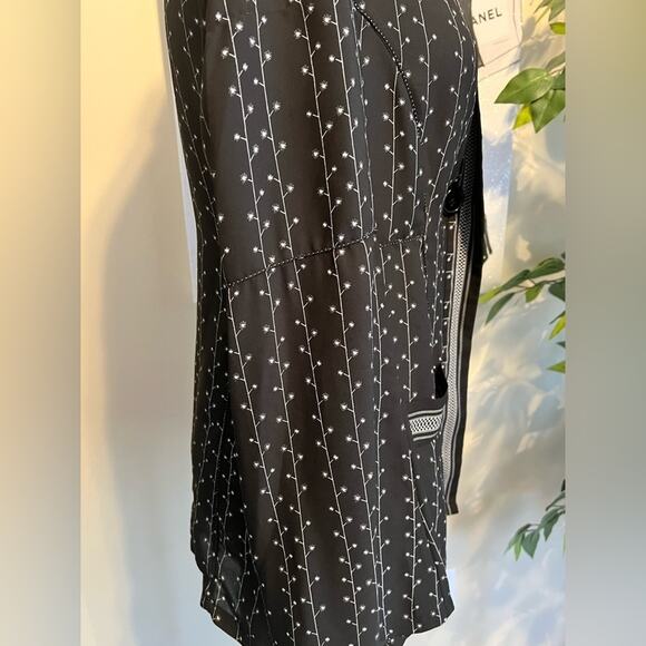 Max Studio Dressy Boho Loose Sheer Bell Sleeve Black Shirt Jacket Size Small - Picture 7 of 9